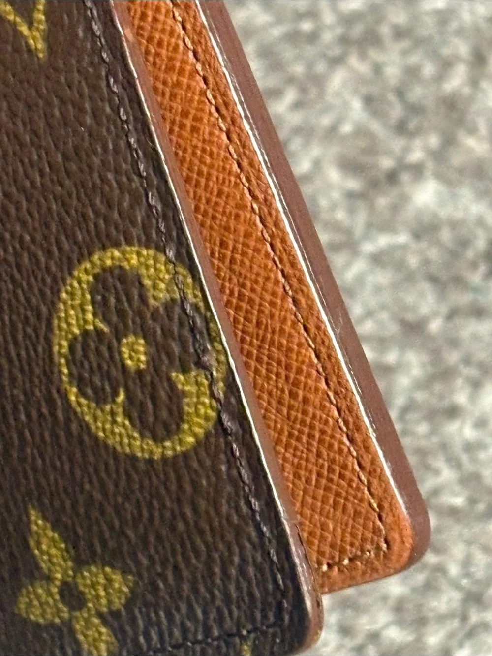 Authentic Louis Vuitton monogram long bifold wallet